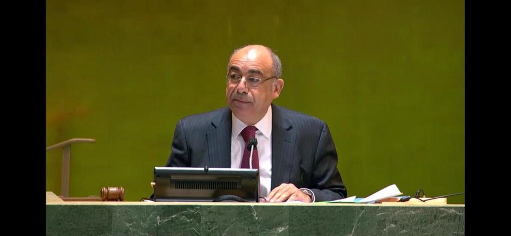 السفير محمد إدريس مندوب مصر في الأمم المتحدة