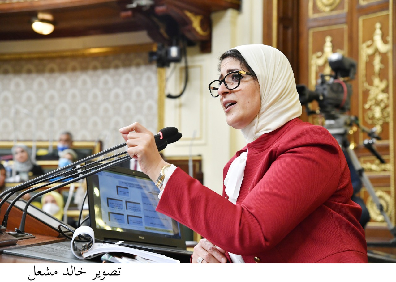 هالة زايد وزيرة الصحة