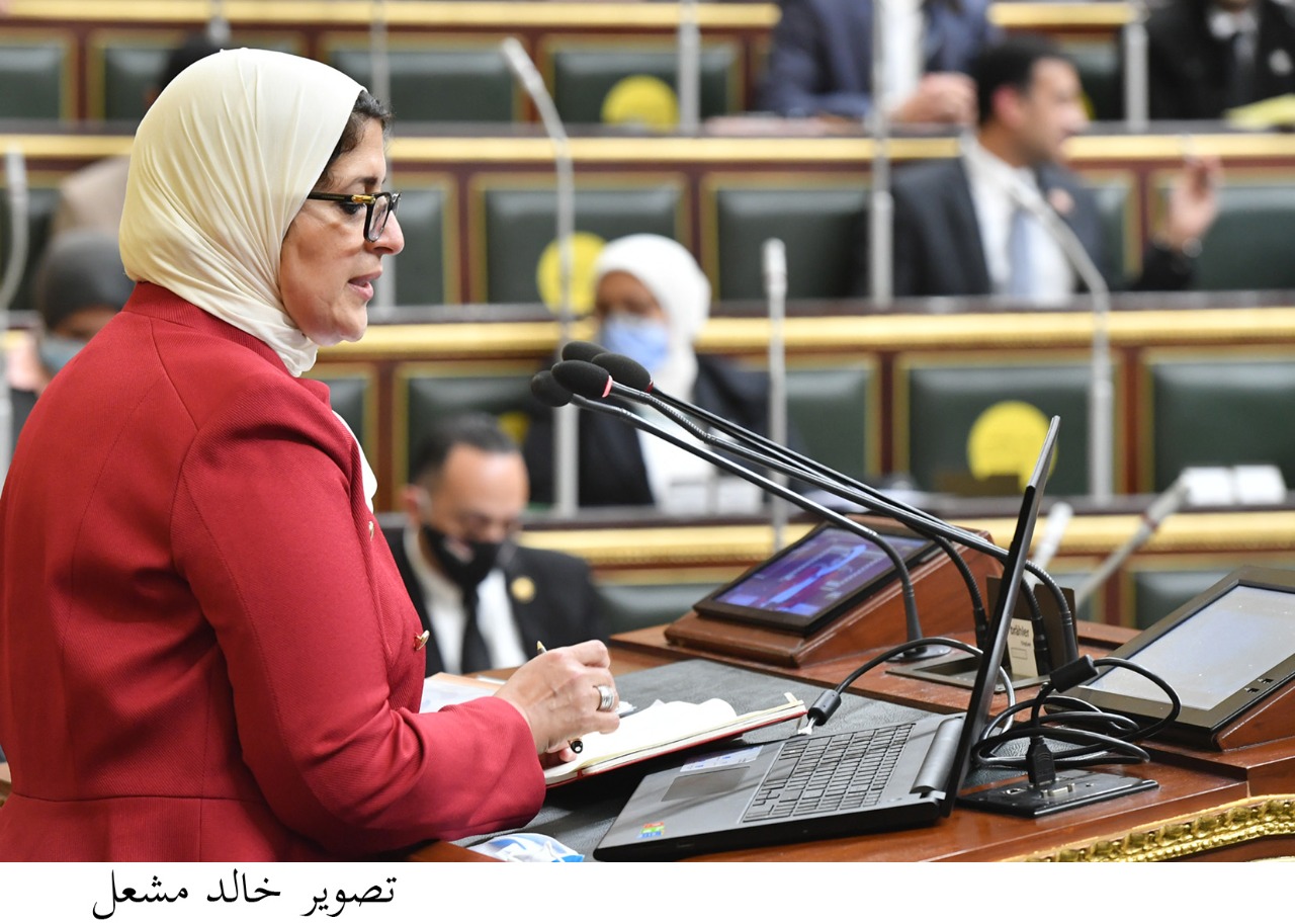 هالة زايد وزيرة الصحة