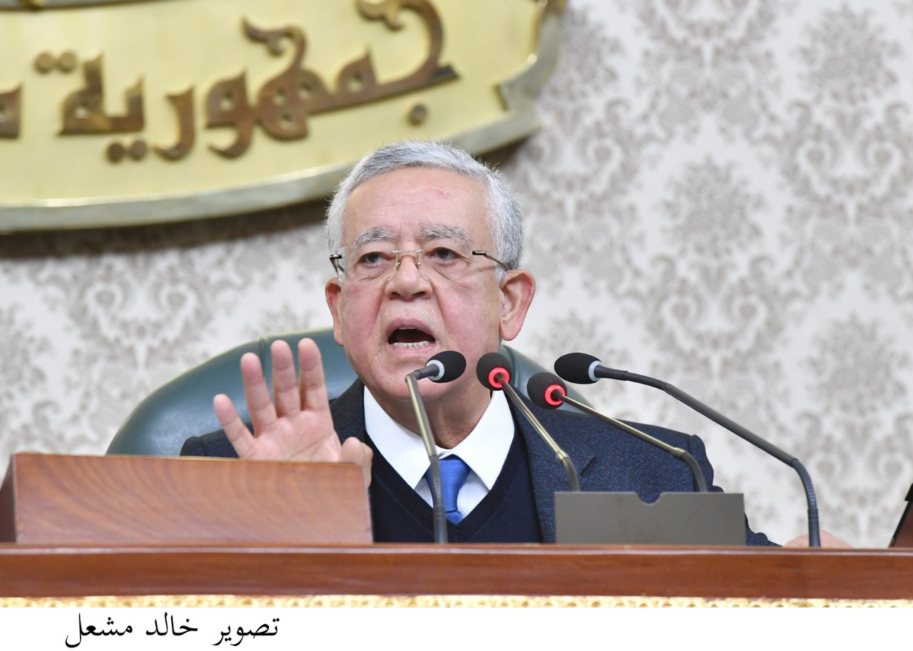 رئيس البرلمان  المستشار حنفي جبالي 