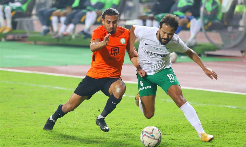 احمد رفعت من مباراة المصري والبنك الاهلي 