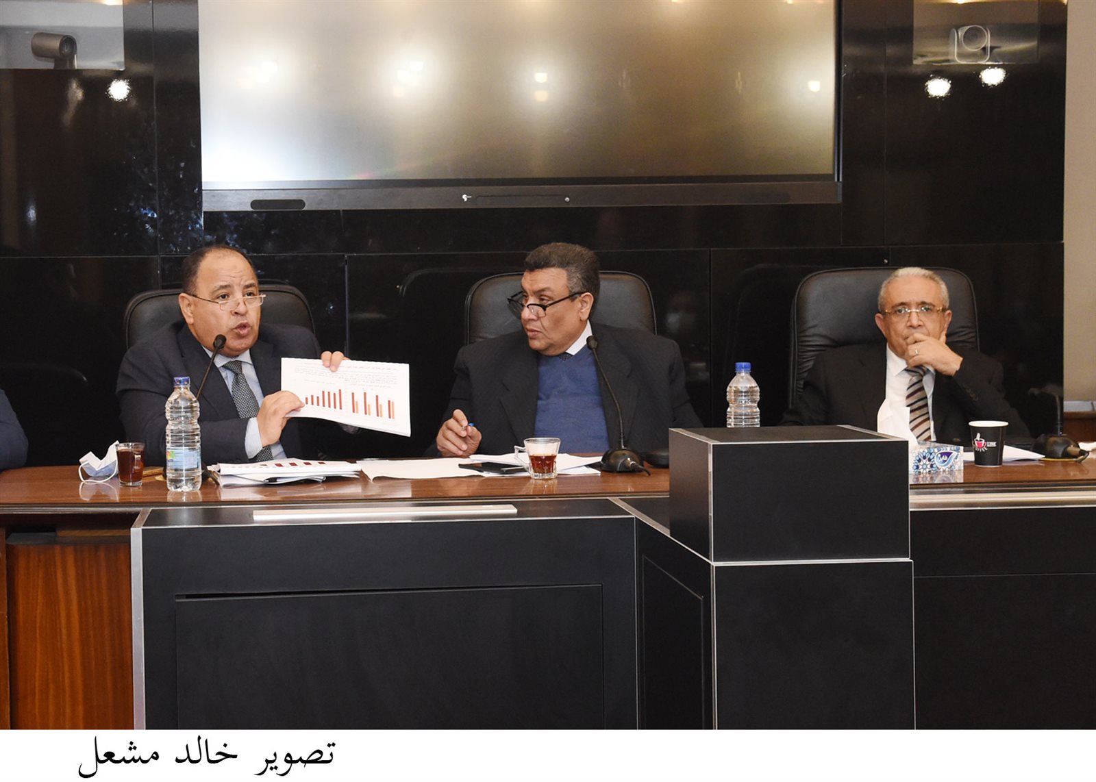 اجتماع لجنة الخطة والموازنة مع وزير المالية 