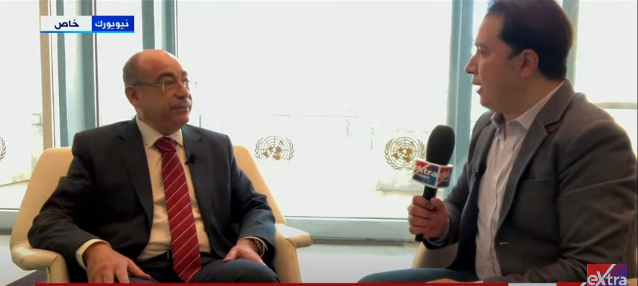 السفير على إدريس، مندوب مصر الدائم لدى الأمم المتحدة