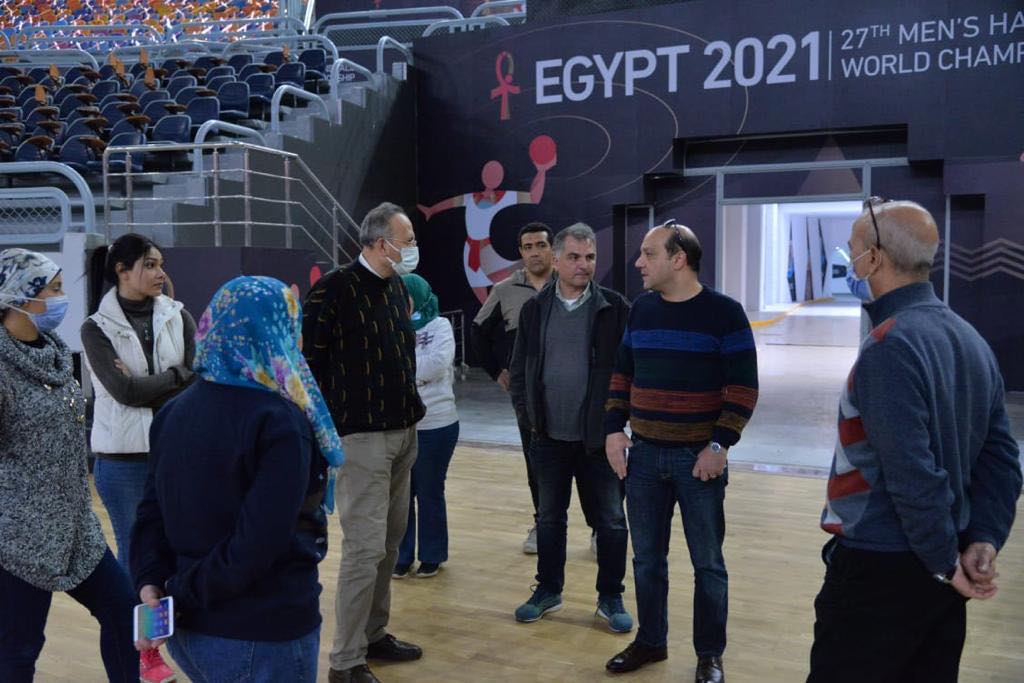 اتحاد الجمباز يتفقد صالات استاد القاهرة