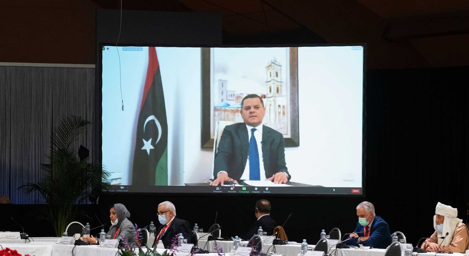 عبد الحميد الدبيبة رئيس الحكومة الليبية المؤقتة