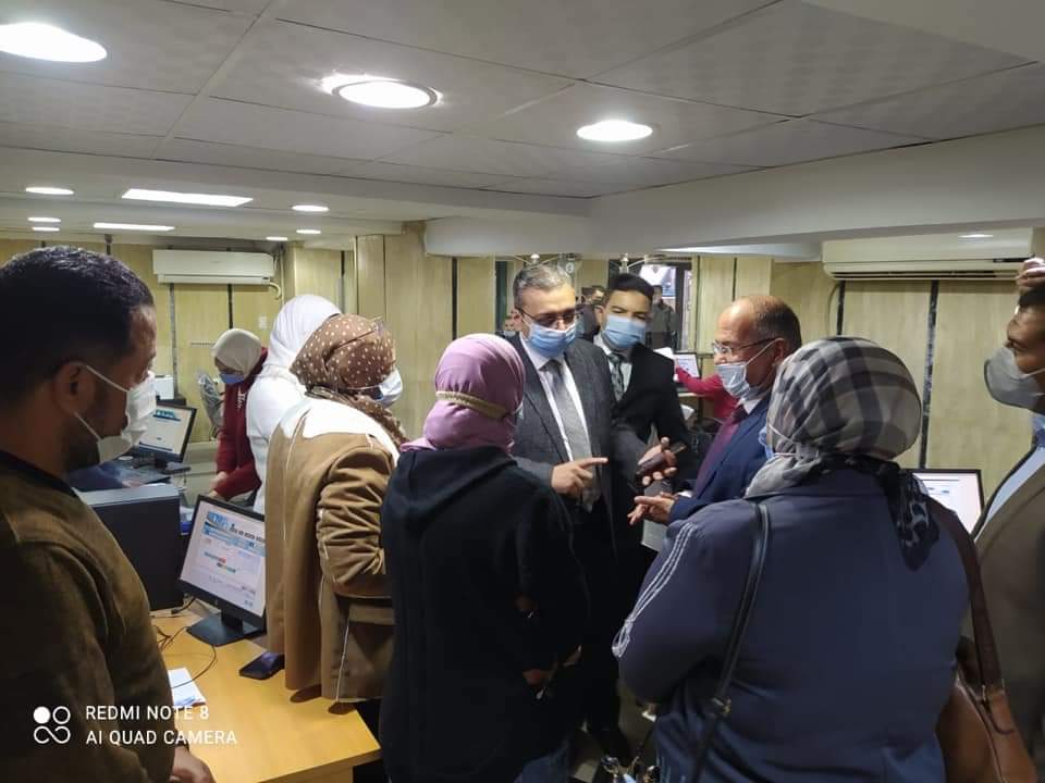نائب محافظ الغربيه يتفقد المراكز التكنولوجيه