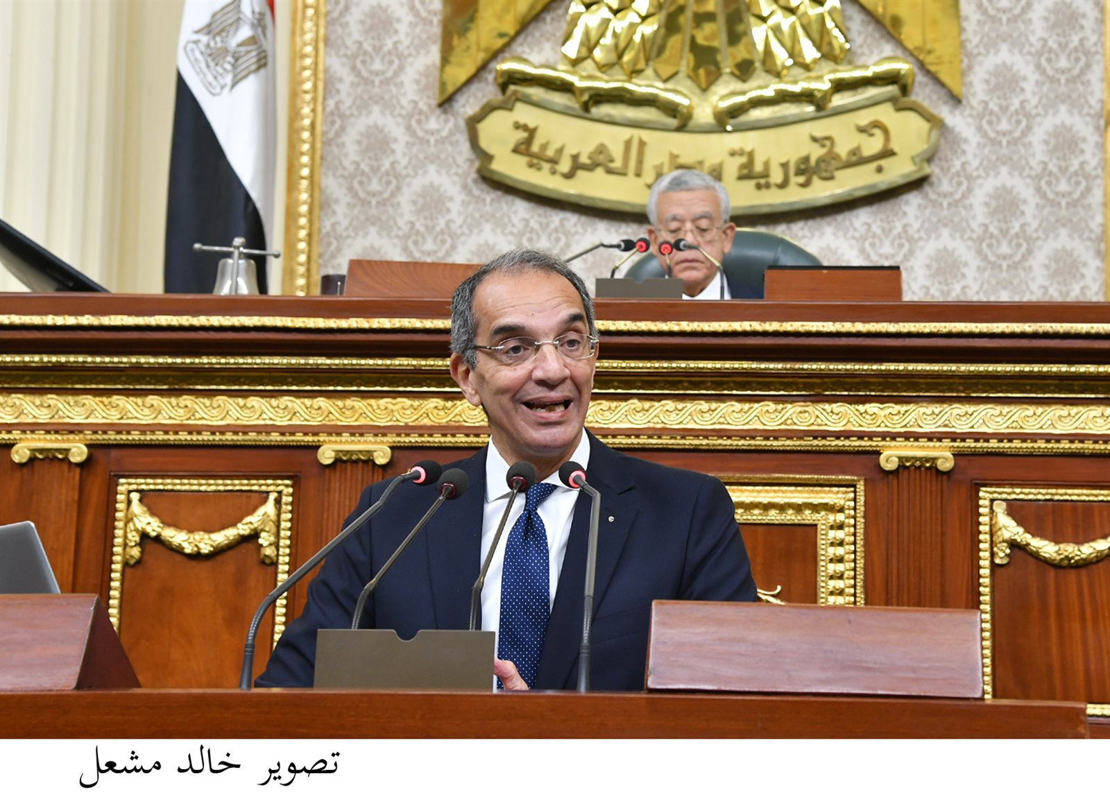 وزير الاتصالات في البرلمان