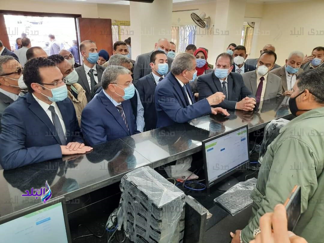 وزير التموين ومحافظ المنيا 