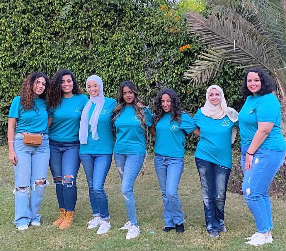 طالبات الجامعة الأمريكية بالقاهرة