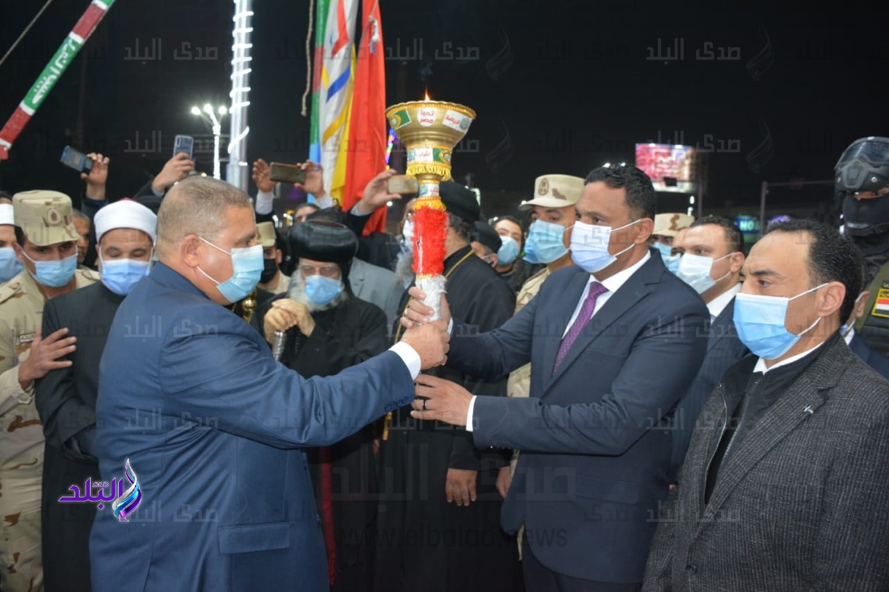 افتتاح النصب التذكارى للشهداء بالمنصورة