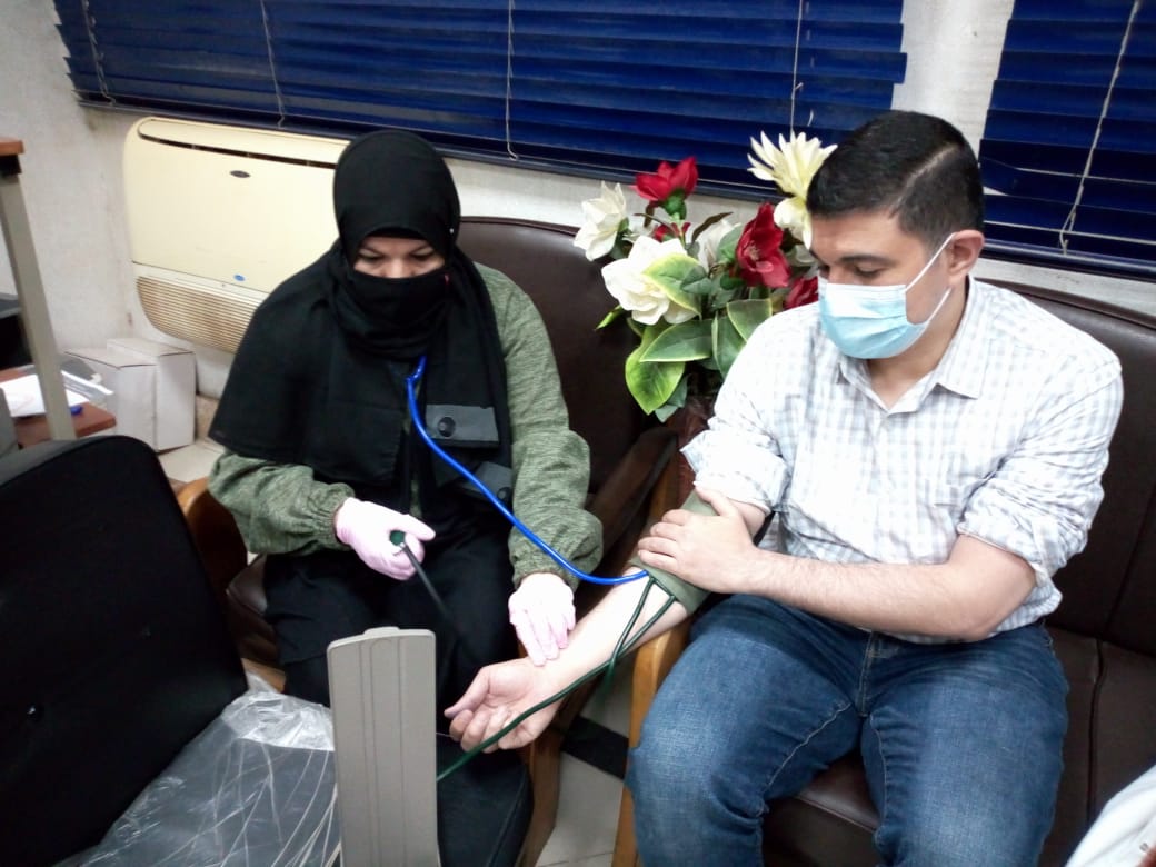 تطعيم الكوادر الطبية بجامعة الزقازيق بلقاح كورونا