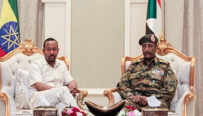 عبد الفتاح البرهان وآبي أحمد