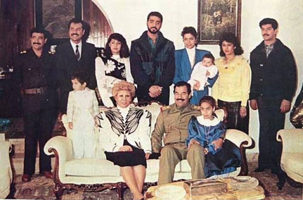 الرئيس العراقي الراحل صدام حسين وعائلته