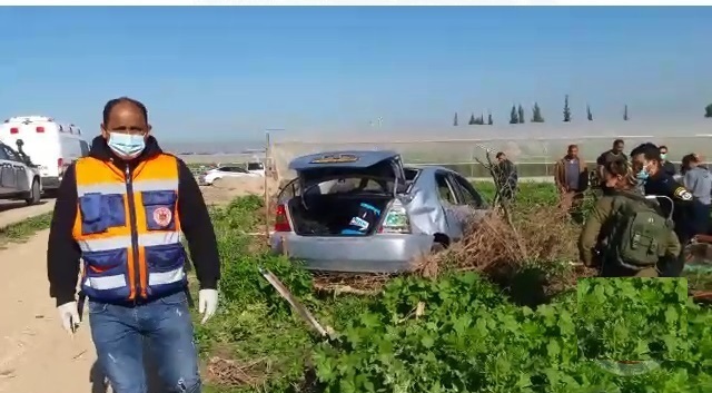 إسرائيلي يدهس فلسطينيين في الاغوار