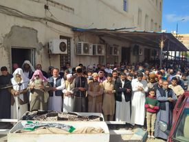 صلاة الجنازة على الفنان على حميدة 
