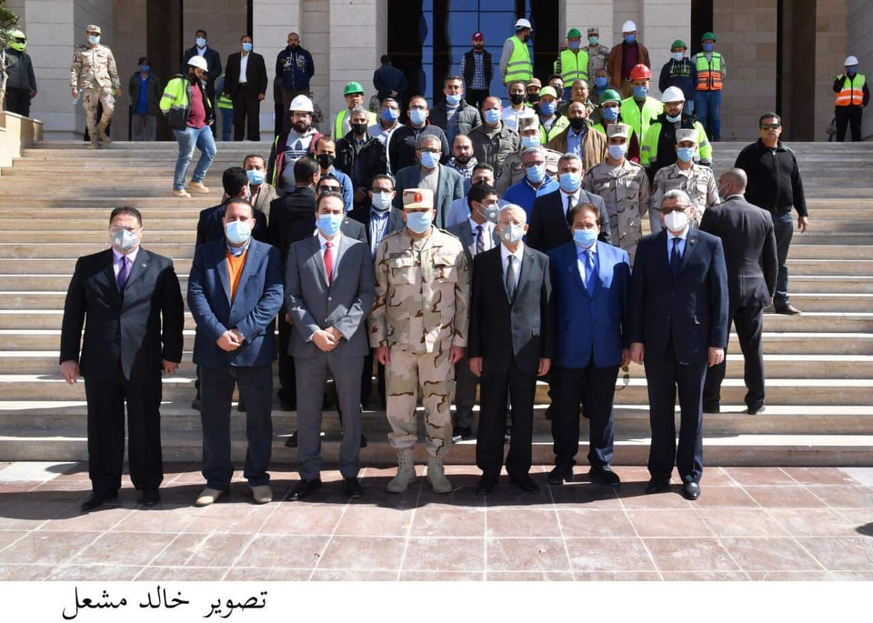 جبالي ووكيلي المجلس يتفقدون مبني مجلس النواب 