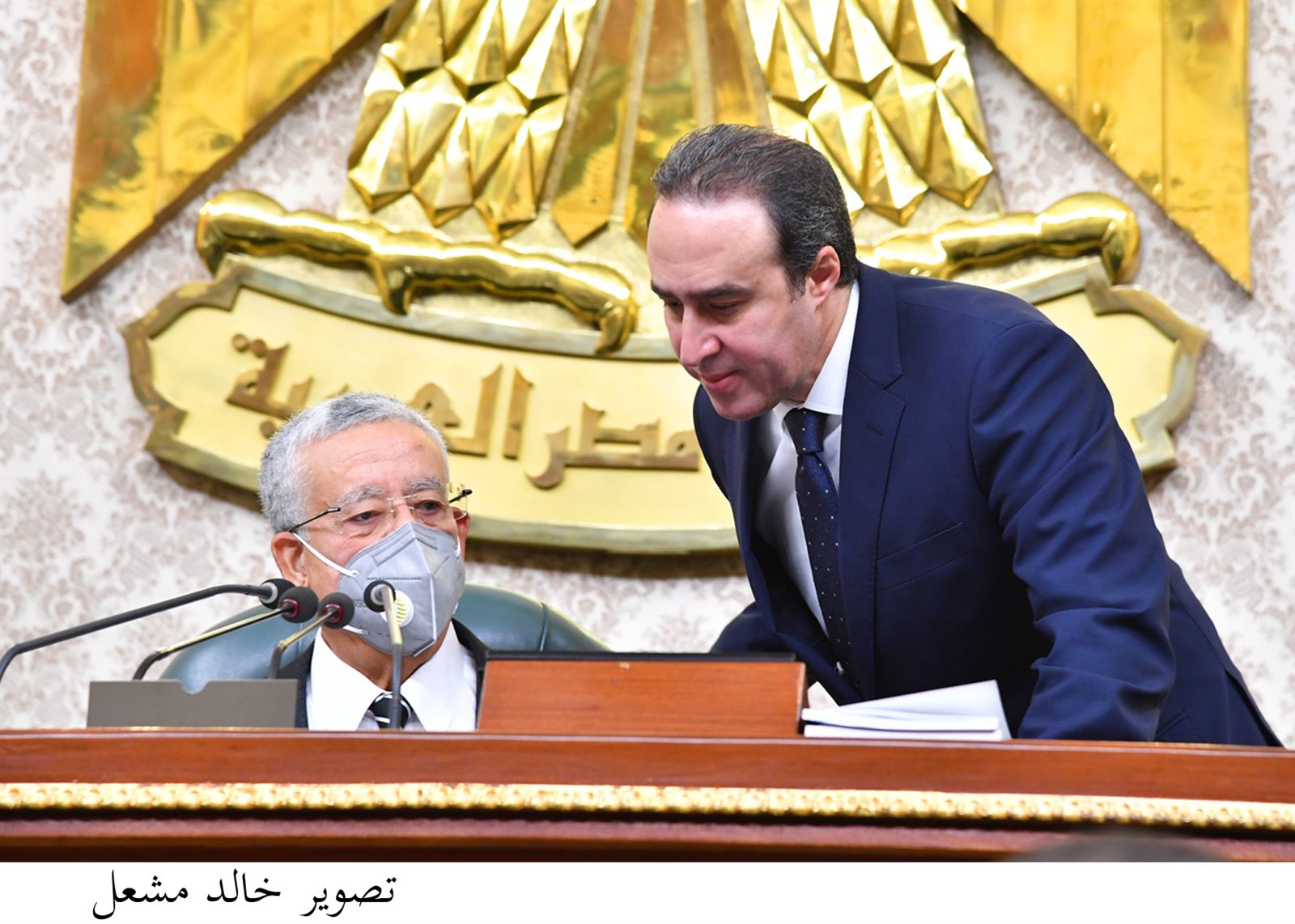 المستشار حنفى جبالى والنائب أيمن أبو العلا