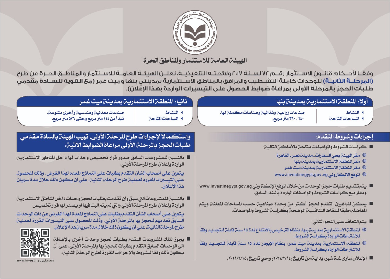 طرح المرحلة الثانية للوحدات كاملة التشطيب