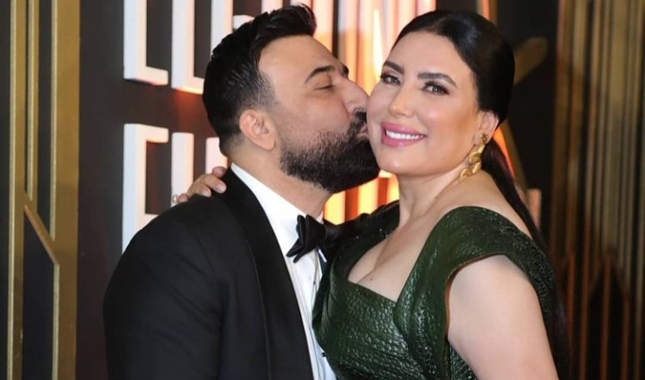 عبير صبري وزوجها