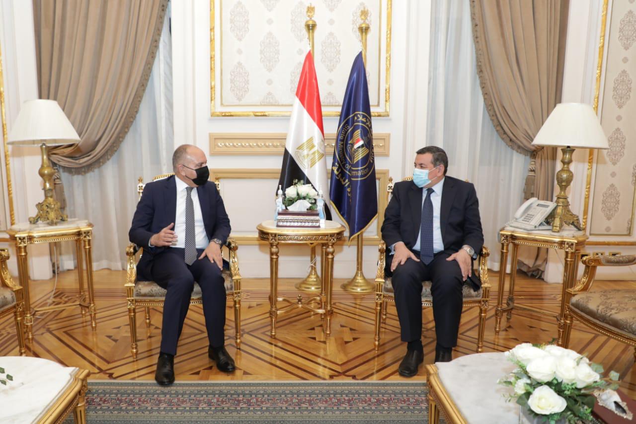 اسامة هيكل وسفير الأردن 