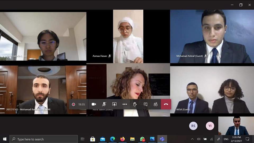 فريق الأزهر يفوز بالمركز الأول في المرافعات