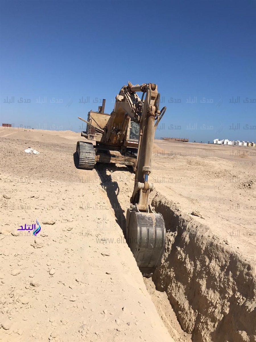 مشروعات شبكة مياه الشرب بتقسيم الكيلو 8