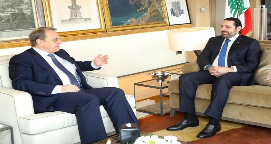 سعد الحريري وميخائيل بوجدانوف