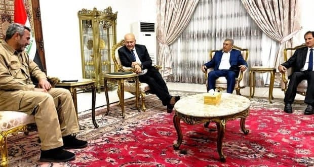  أكد الرئيس العراقي، برهم صالح، ورئيس اركان هيئة الحشد الشعب