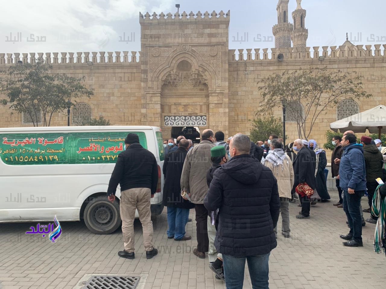 وصول جثمان الدكتور أحمد طه الريان للجامع الازهر