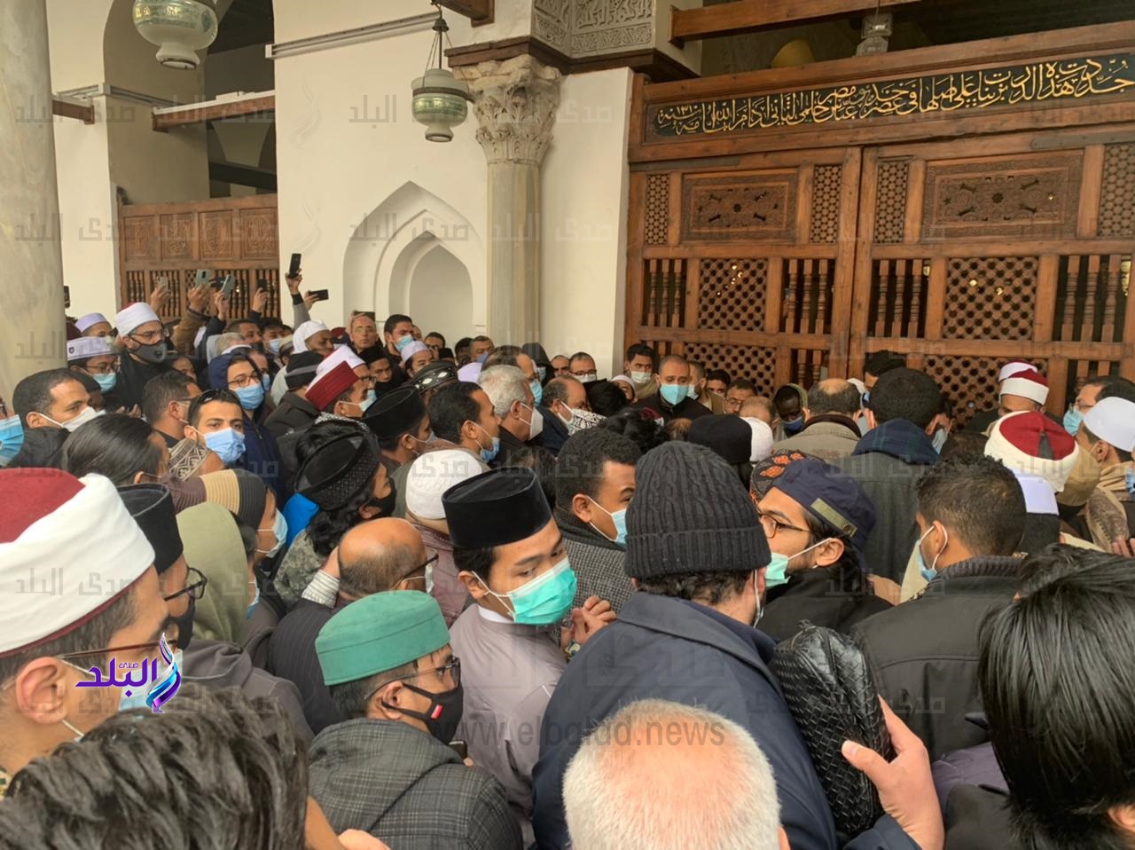 تشييع صلاة الجنازة على الدكتور أحمد طه الريان