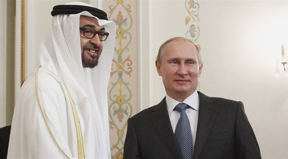 فلاديمير بوتين ومحمد بن زايد