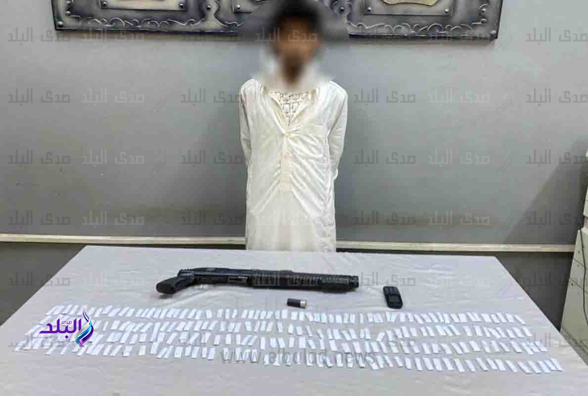 المتهم عقب ضبطه