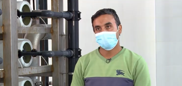 المهندس إسلام محمد، مدير محطة الريسة لتحلية مياه البحر