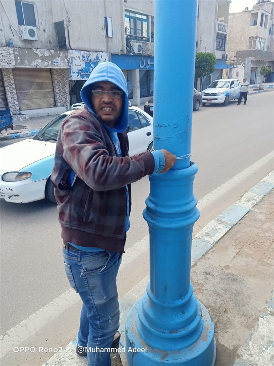 صيانة أعمدة الإنارة 