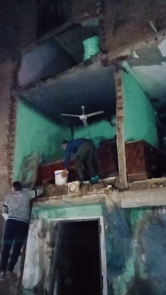 المنزل الذي شهد الانفجار