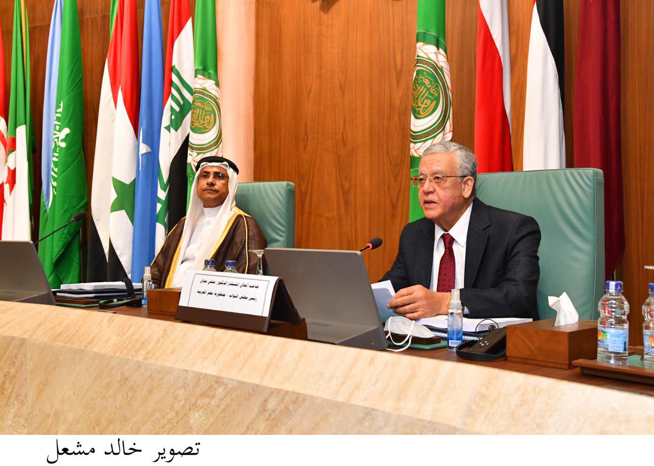 رئيس مجلس النواب يلتقى رئيس البرلمان العربى