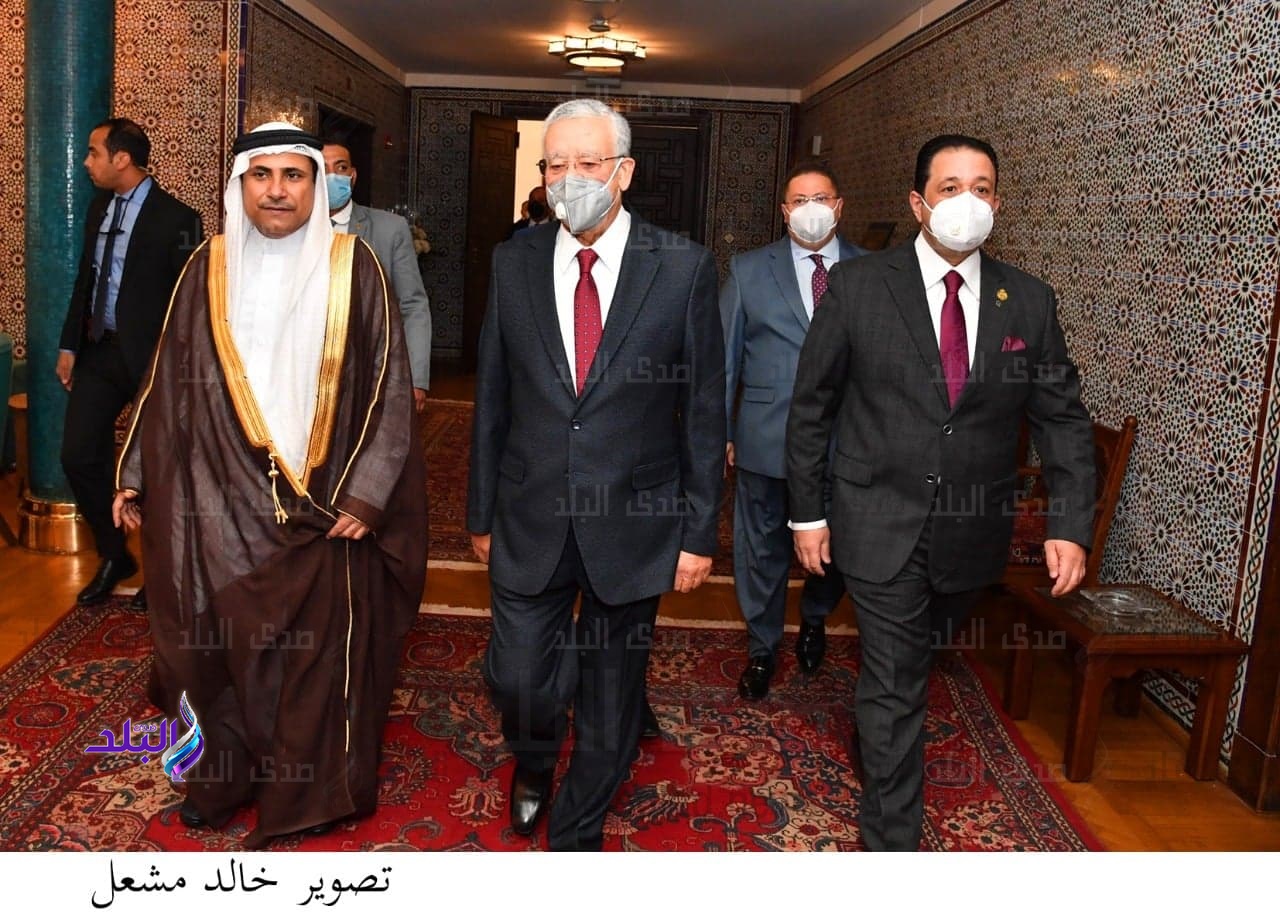 النائب علاء عابد يستقبل رئيس البرلمان العربى