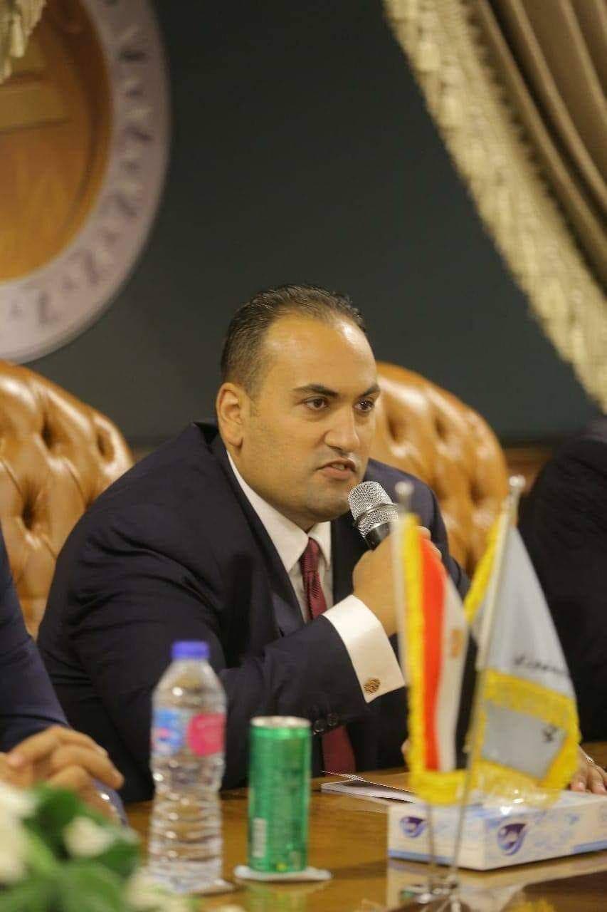 النائب محمد الرشيدي عضو مجلس الشيوخ