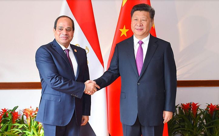 السيسي والرئيس الصيني 