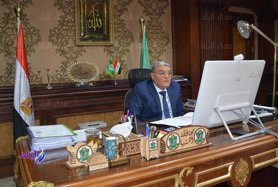  اللواء أسامة القاضي محافظ المنيا
