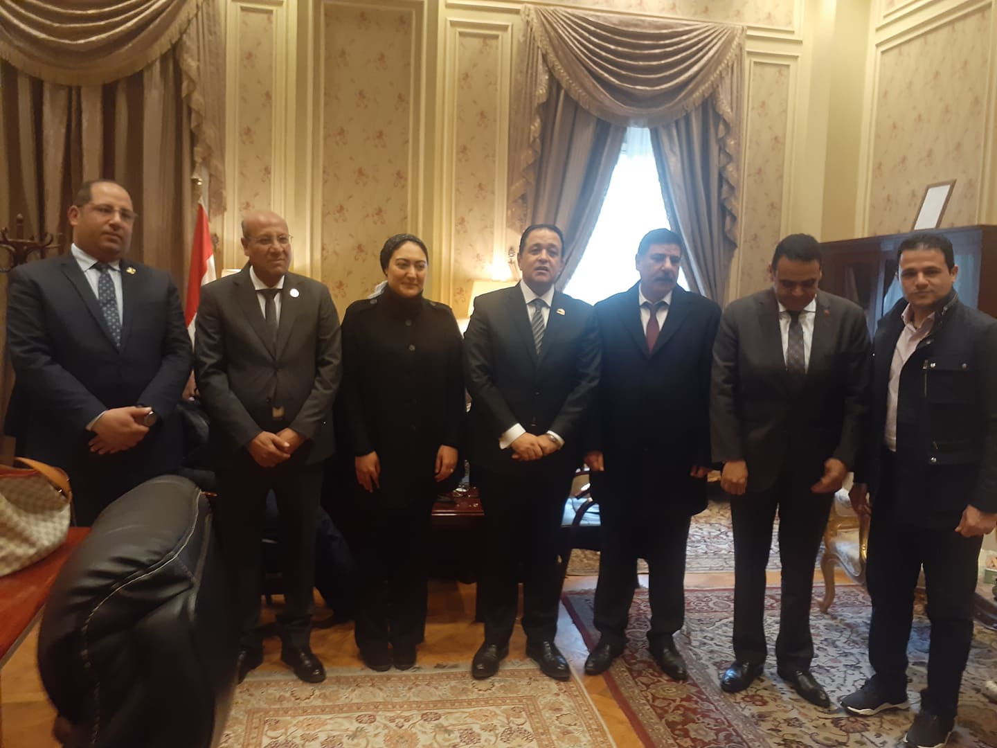 نواب الجيزة يستقبلون أسماء الجمال