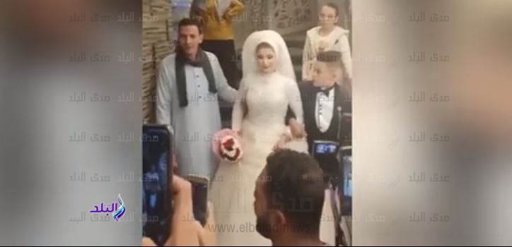 من حفل زفاف أصغر عروسين في مصر
