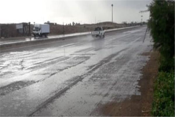 غلق طريق الزعفرانة - العين السخنة