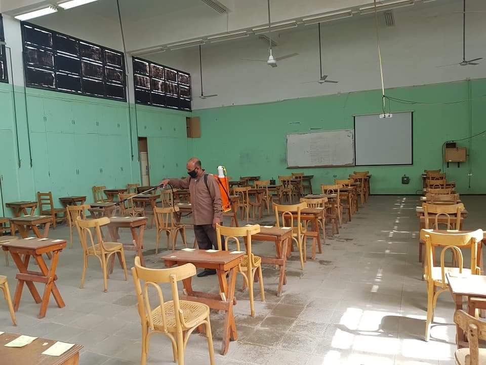 استعدادات امتحانات الترم الأول بكلية الهندسة جامعة الأزهر