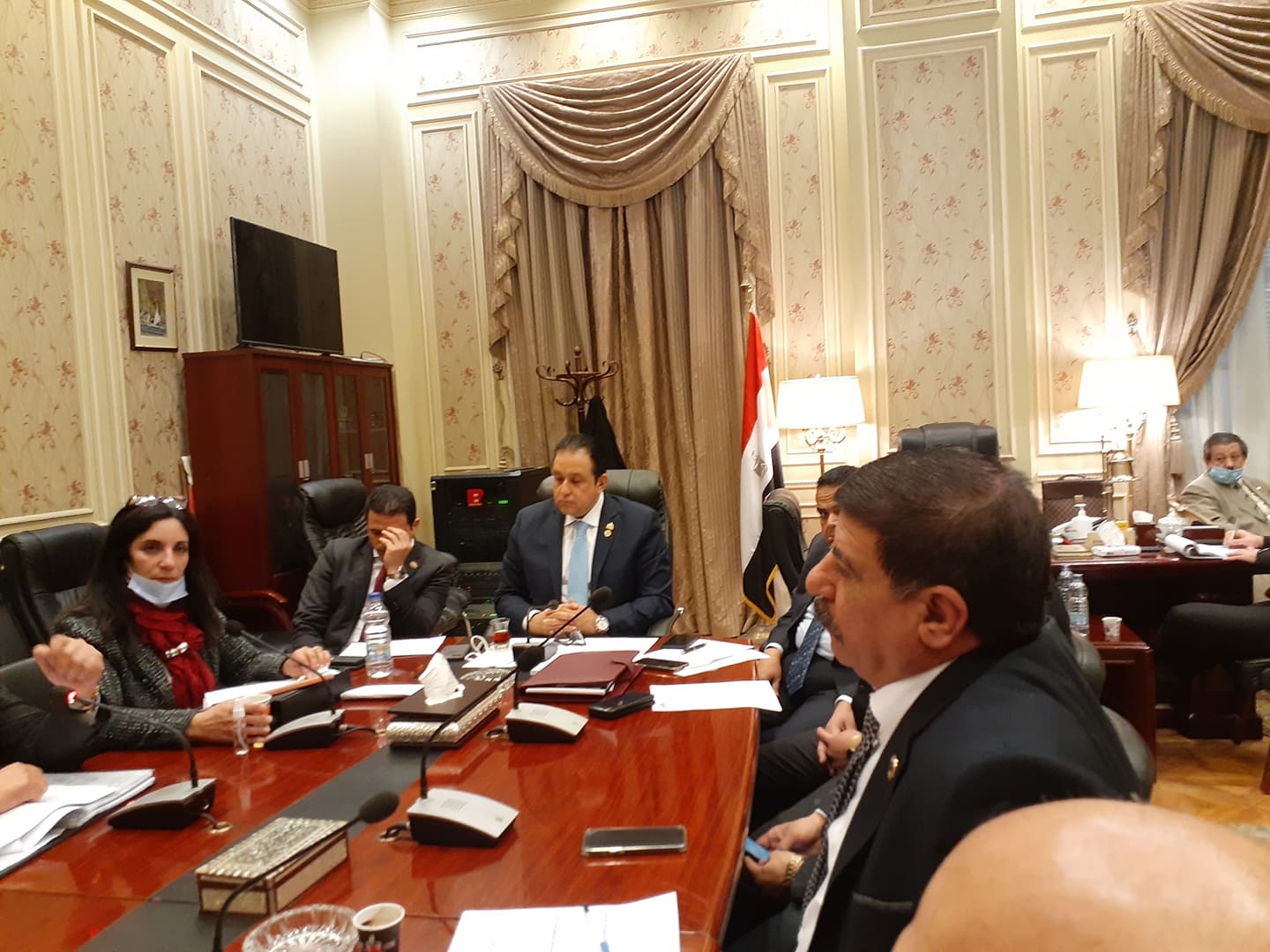 اجتماع لجنة النقل والمواصلات بالبرلمان