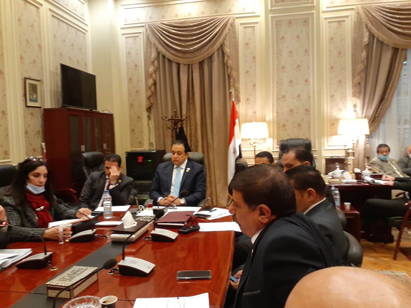 اجتماع لجنة النقل والمواصلات بالبرلمان