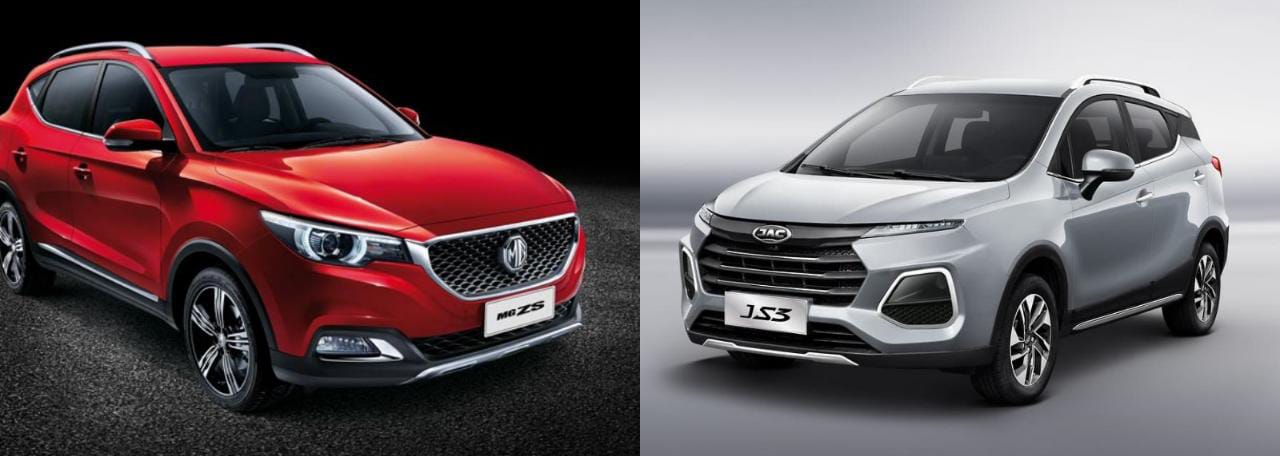 مقارنة بين MG ZS و جاك JS3 L موديل 2021