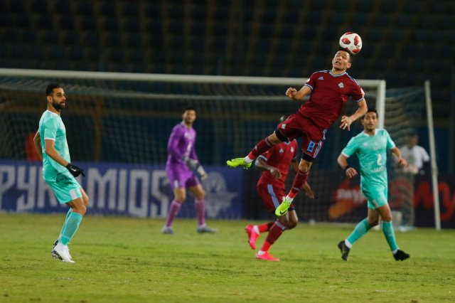 جانب من لقاء الاهلي وبيراميدز