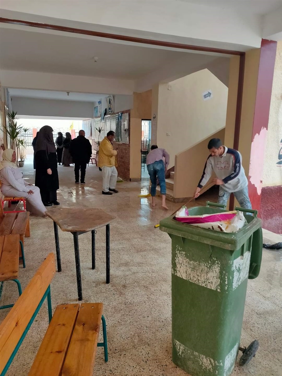 اعمال الرش والتعقيم 