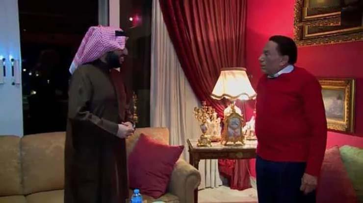 عادل امام وتركى ال الشيخ 